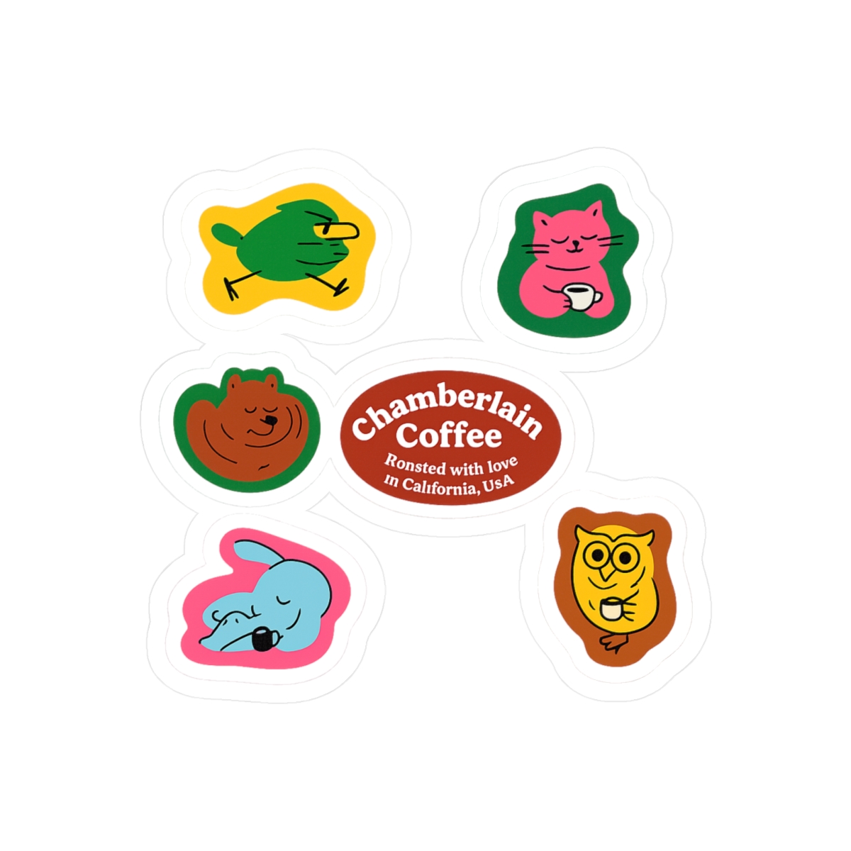Emma Chamberlain Coffee Sticker Set | Cute Vinyl Decals — official Emma Chamberlain Stickers