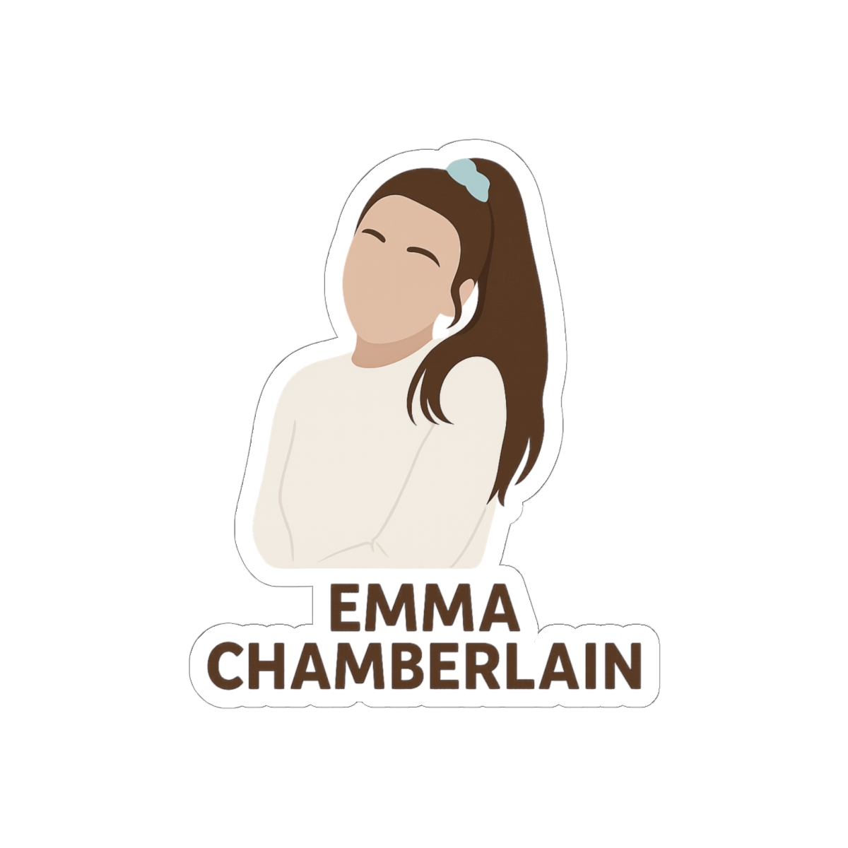 Emma Chamberlain BeautyConLA Sticker | Cute Vinyl Decal